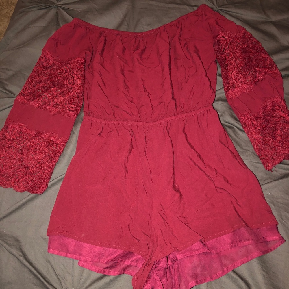 Strapless Romper